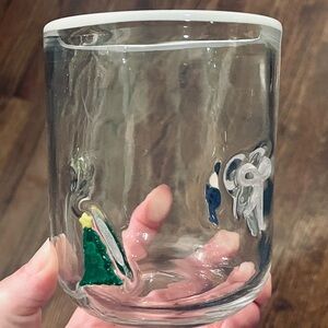 Anthropologie Nutcracker FESTIVE ICON JUICE GLASS